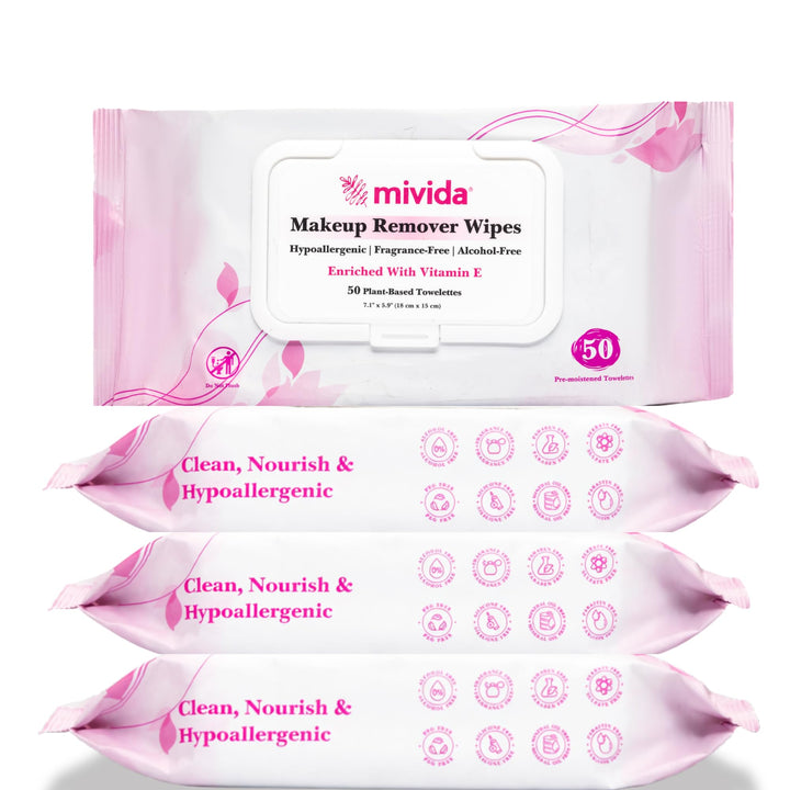 mivida front packaging showing 4×50 value pack and clear branding benefit convenient bulk supply