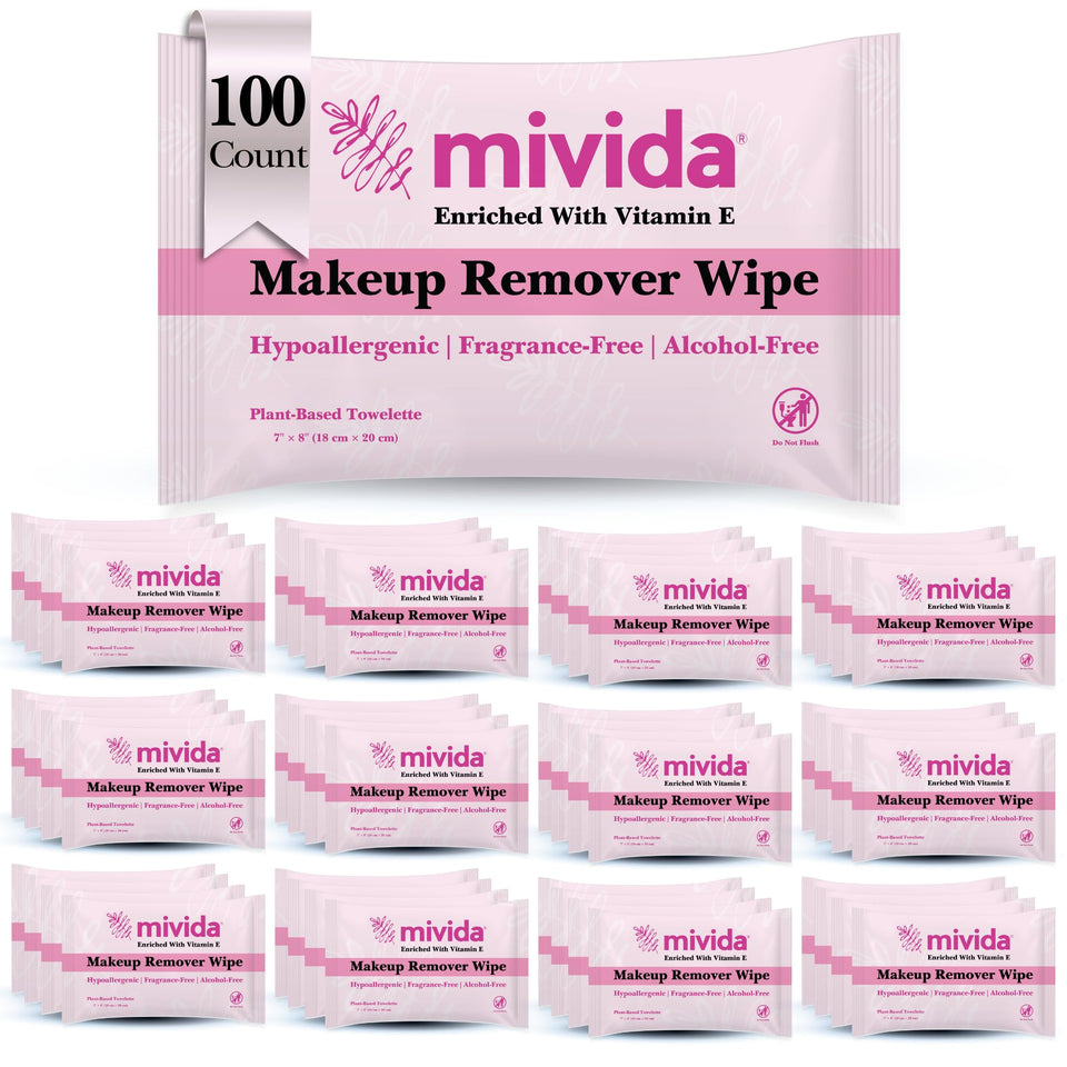 mivida front packaging showing 100 count and gentle formula benefit
