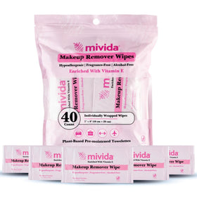 mivida front pouch showing brand and benefits for travel convenience