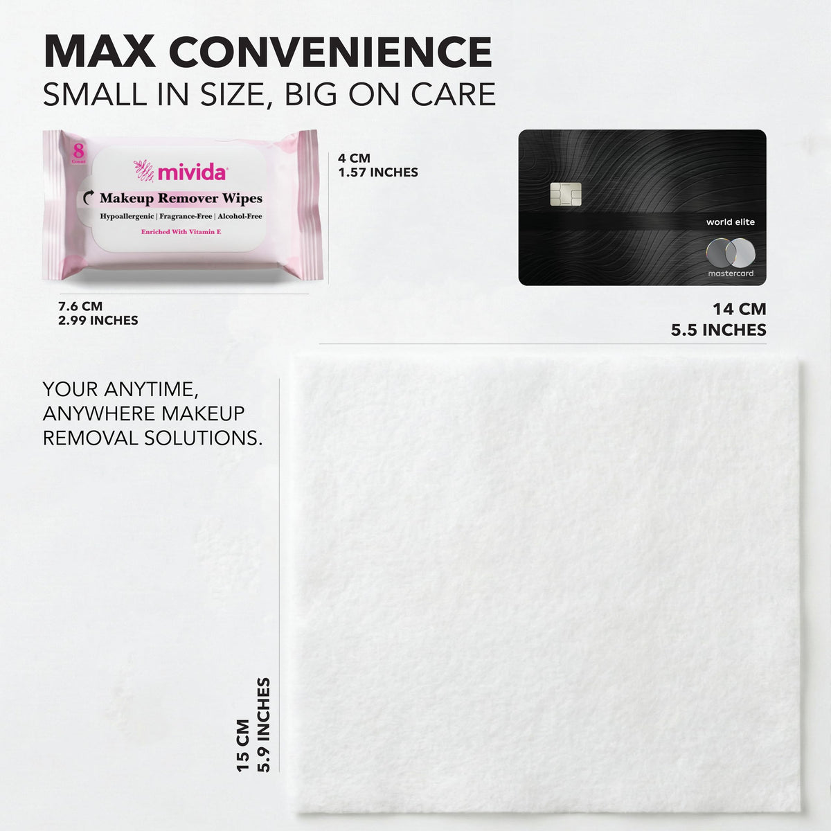 mivida mini packs inside a pocket illustrating portable convenience