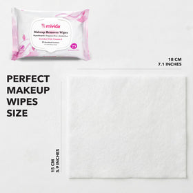 mivida wipe removing mascara showing effective removal without harsh rubbing benefit