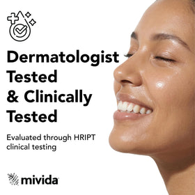 mivida close-up of wipe texture demonstrating soft plant-based fibers