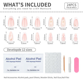 Mivota hands wearing nails in a lifestyle scene showing instant polished look and versatility