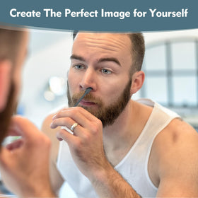 MIVZO five-piece set arranged to show multiple trimmers and included brush