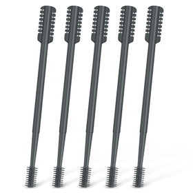 MIVZO front view of gray nasal trimmer showing compact design and benefits