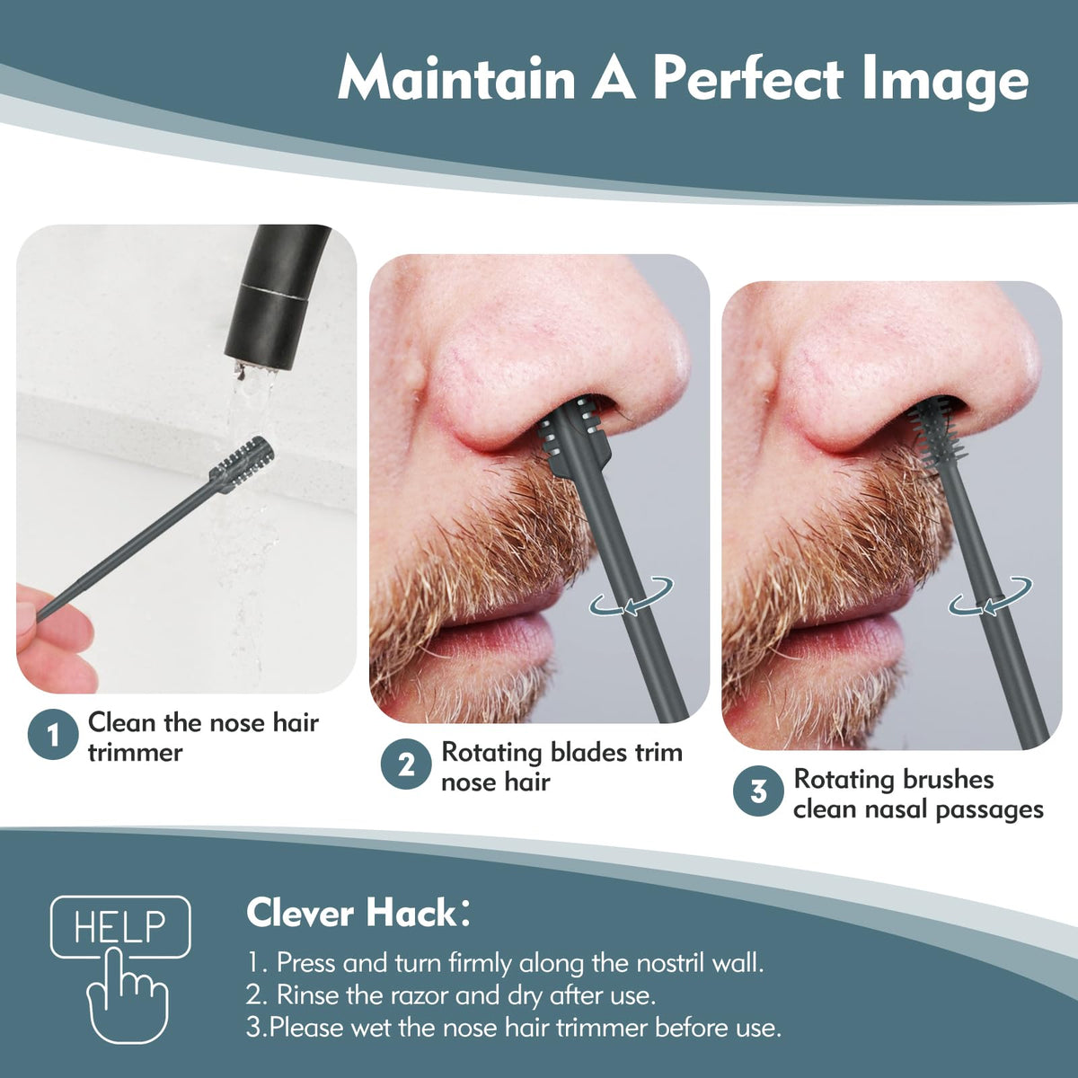 MIVZO ergonomic handle texture and grip for comfortable trimming