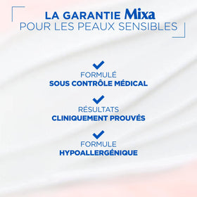 Mixa cica cream on bathroom shelf lifestyle scene highlighting daily use benefit