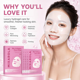 MIXAROLA application on model's face, demonstrates even coverage and overnight comfort