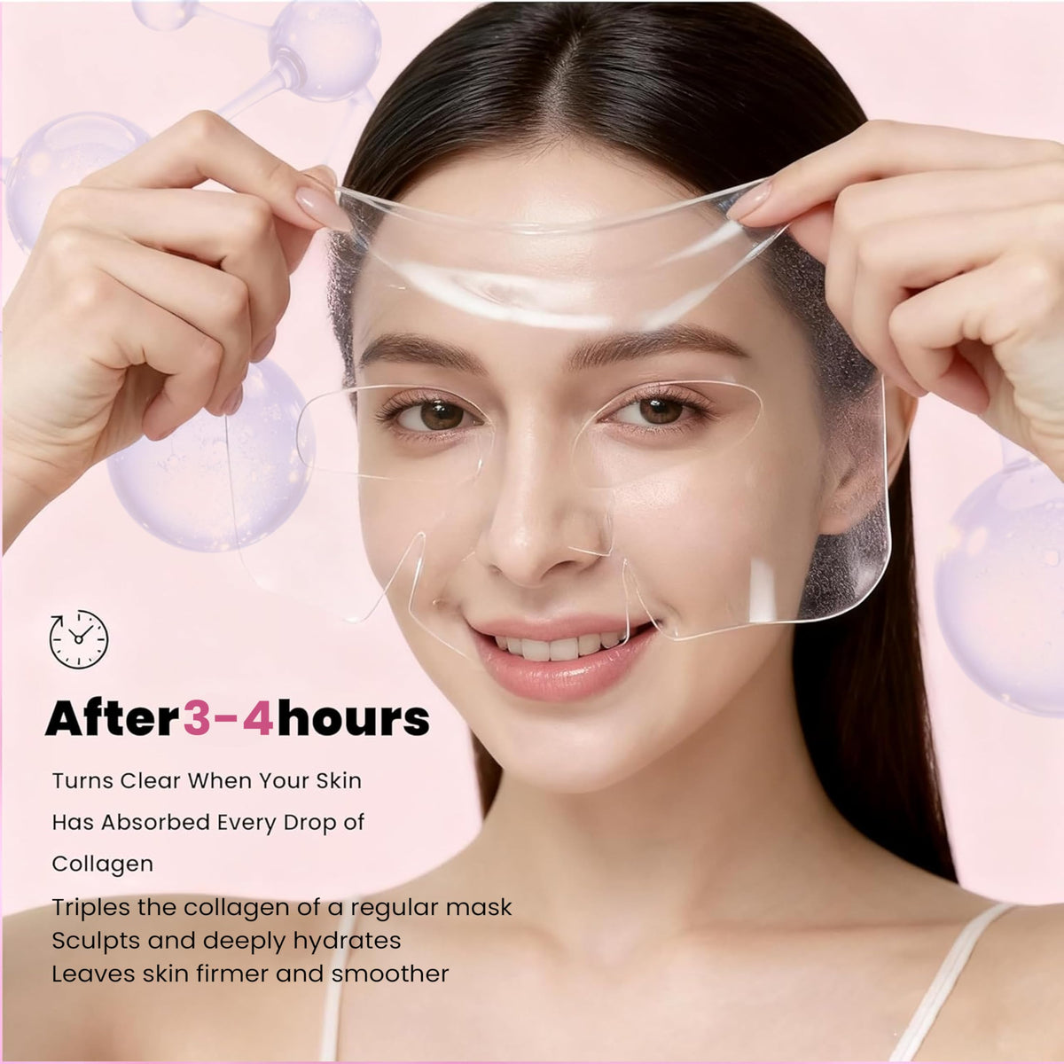 MIXAROLA ingredients label detail, highlights bio-collagen and gentle botanicals benefit
