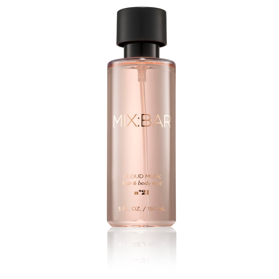 MIX:BAR front packaging showing bottle and branding with luxurious appeal