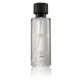 MIX:BAR bottle front view showing label and 5oz size, clean versatile scent