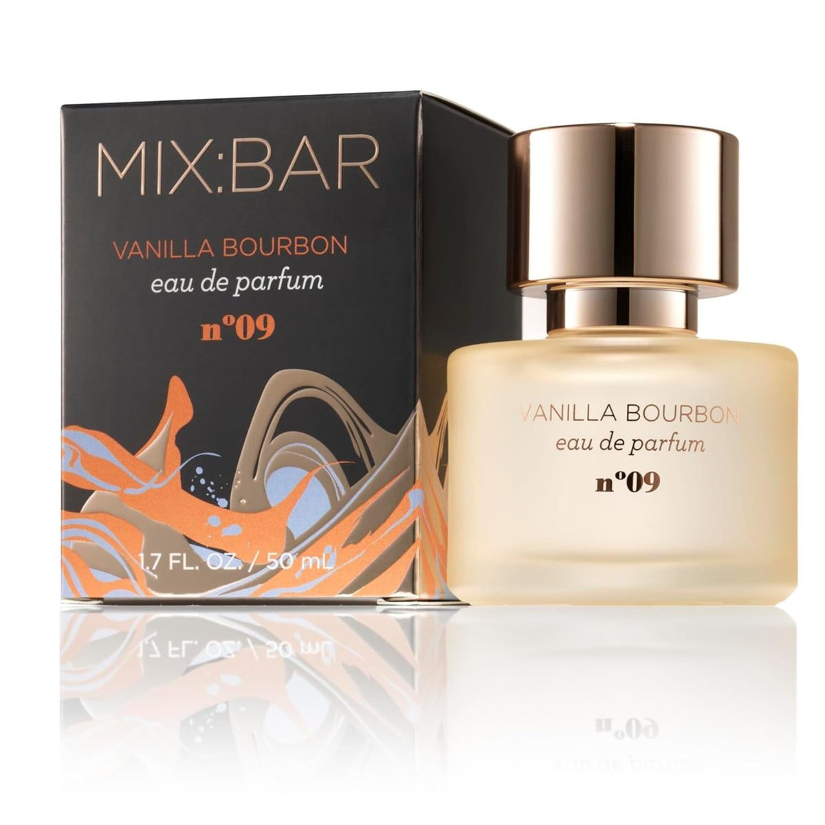 MIX:BAR front packaging of Vanilla Bourbon showing bottle and label, highlights artisan look