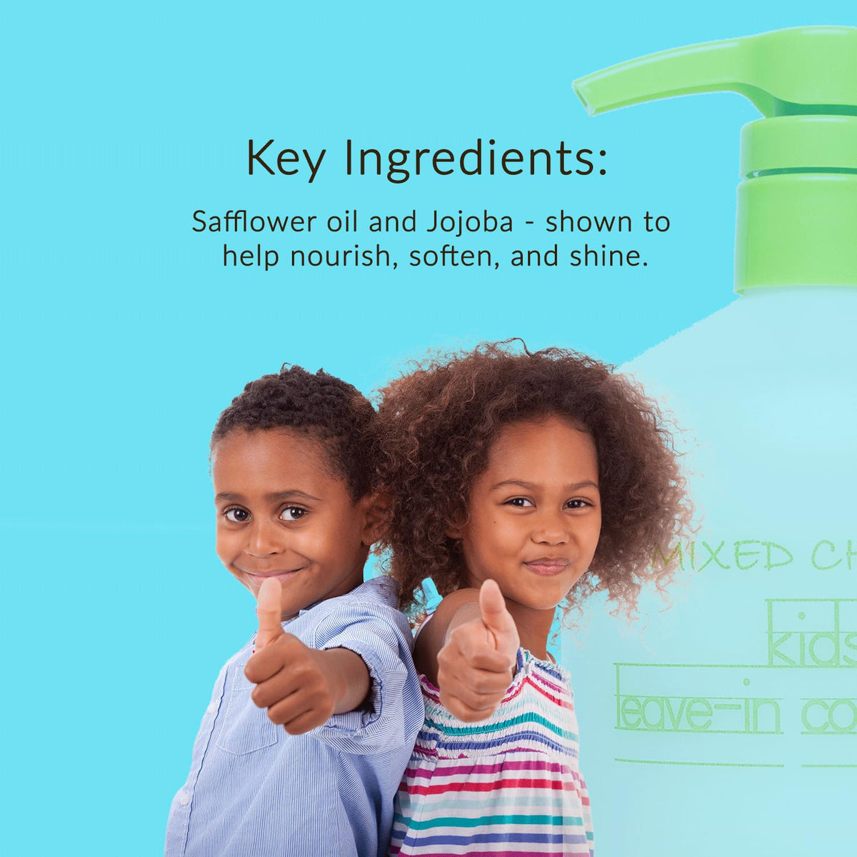 Mixed Chicks bottle beside ruler for size comparison and travel-friendly benefit