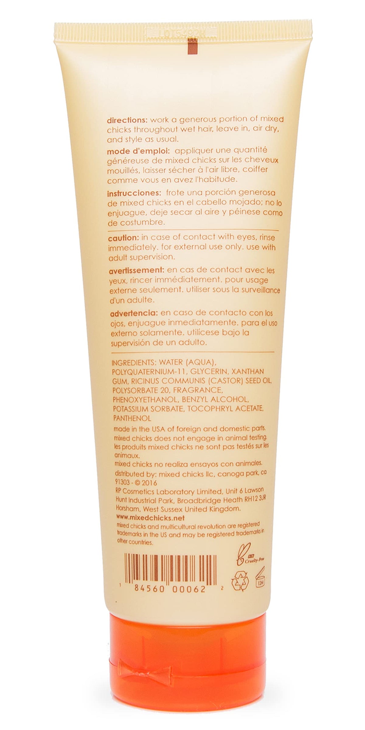 Mixed Chicks pump-action top close-up for easy dispensing and mess-free use