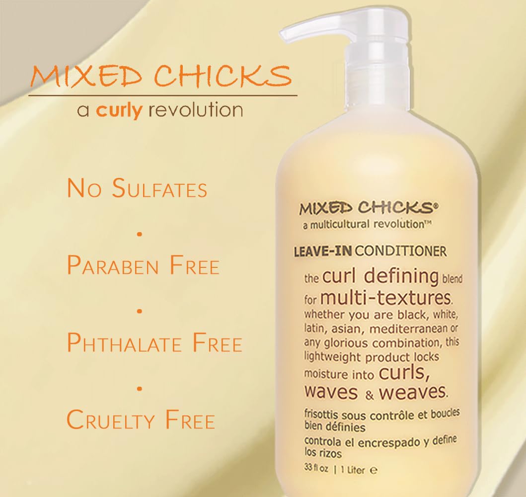 Mixed Chicks ingredient blend with jojoba and evening primrose highlighting nourishment
