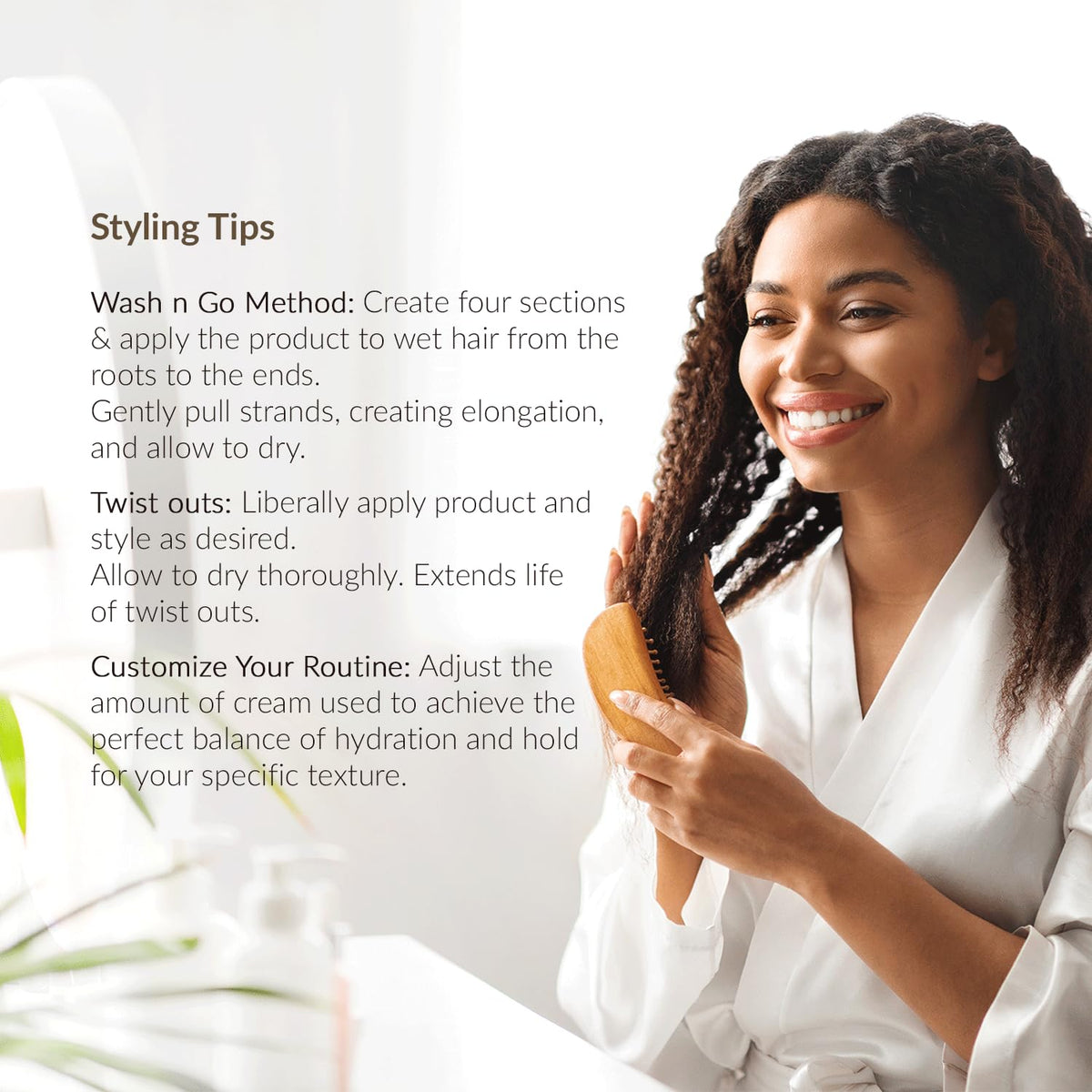 Mixed Chicks label close-up listing six oils and botanicals to show nourishing ingredients