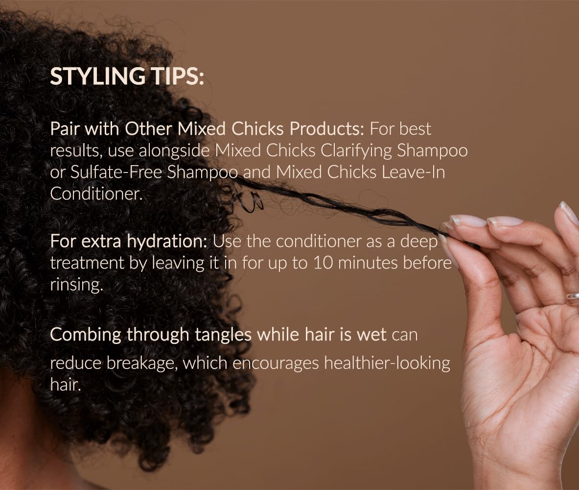 Mixed Chicks label and directions highlighting clear usage and ingredient info