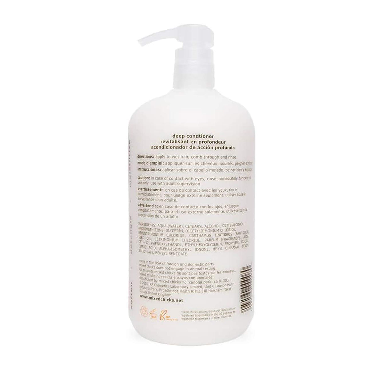 Mixed Chicks close-up texture demonstrating creamy slip for easier detangling