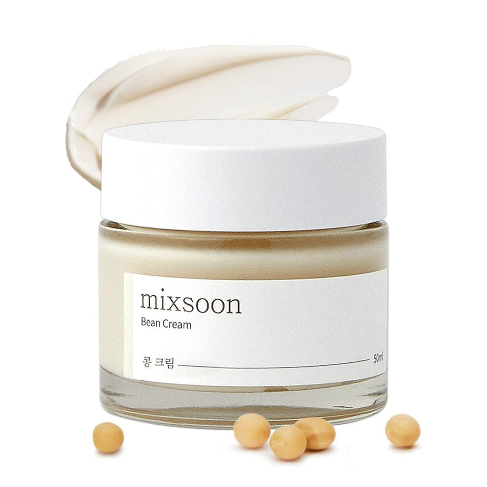 mixsoon bean cream front jar showing label and compact 50ml design for travel convenience