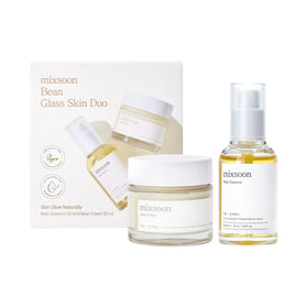 mixsoon front packaging showing the Bean Glass Skin Duo and lightweight convenience