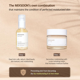 mixsoon bottles next to coin for scale showing compact travel-friendly sizes
