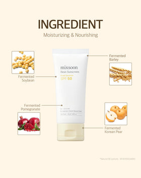 mixsoon ingredient label close-up highlighting fermented extracts for skin conditioning