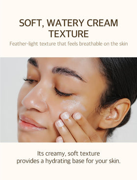 mixsoon layered under foundation, displays non-pilling makeup compatibility