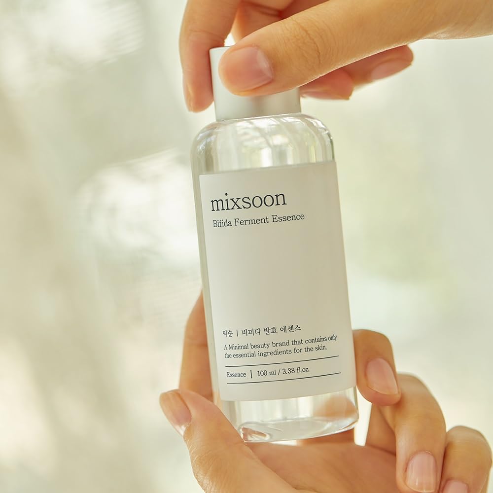 mixsoon before and after skin texture comparison showing smoother results