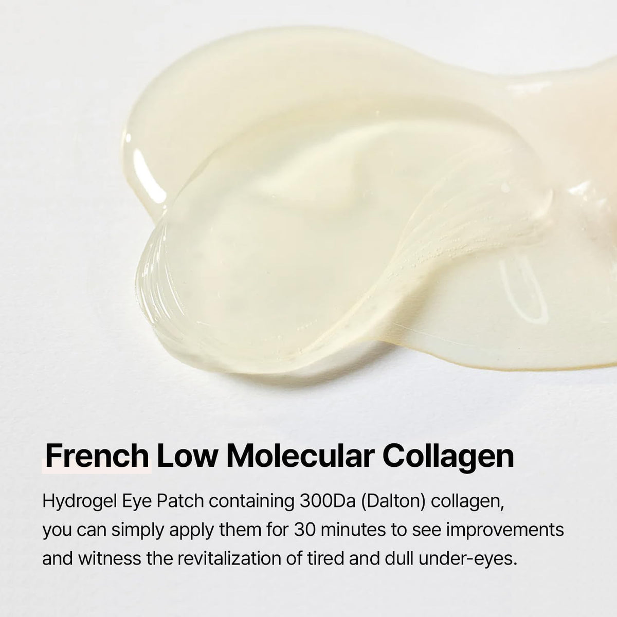 mixsoon close-up hydrogel texture showing cooling, hydrating surface