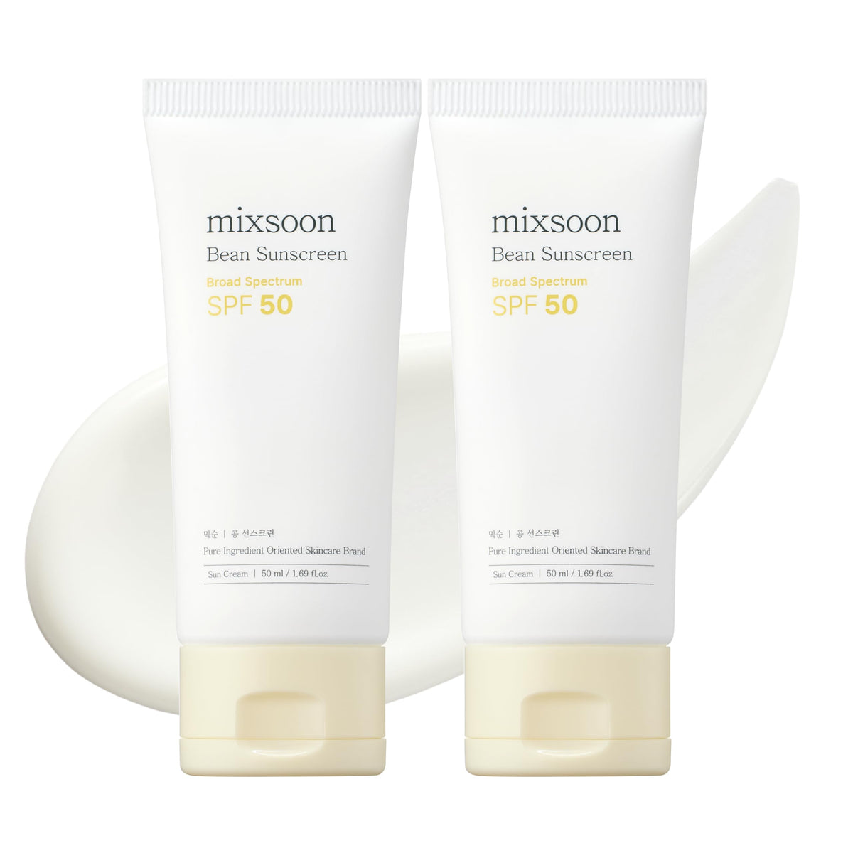 mixsoon front bottle showing label and compact travel-friendly size for daily SPF
