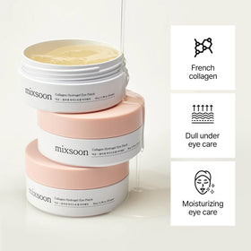 mixsoon opened jar and single hydrogel patch demonstrating thin fit