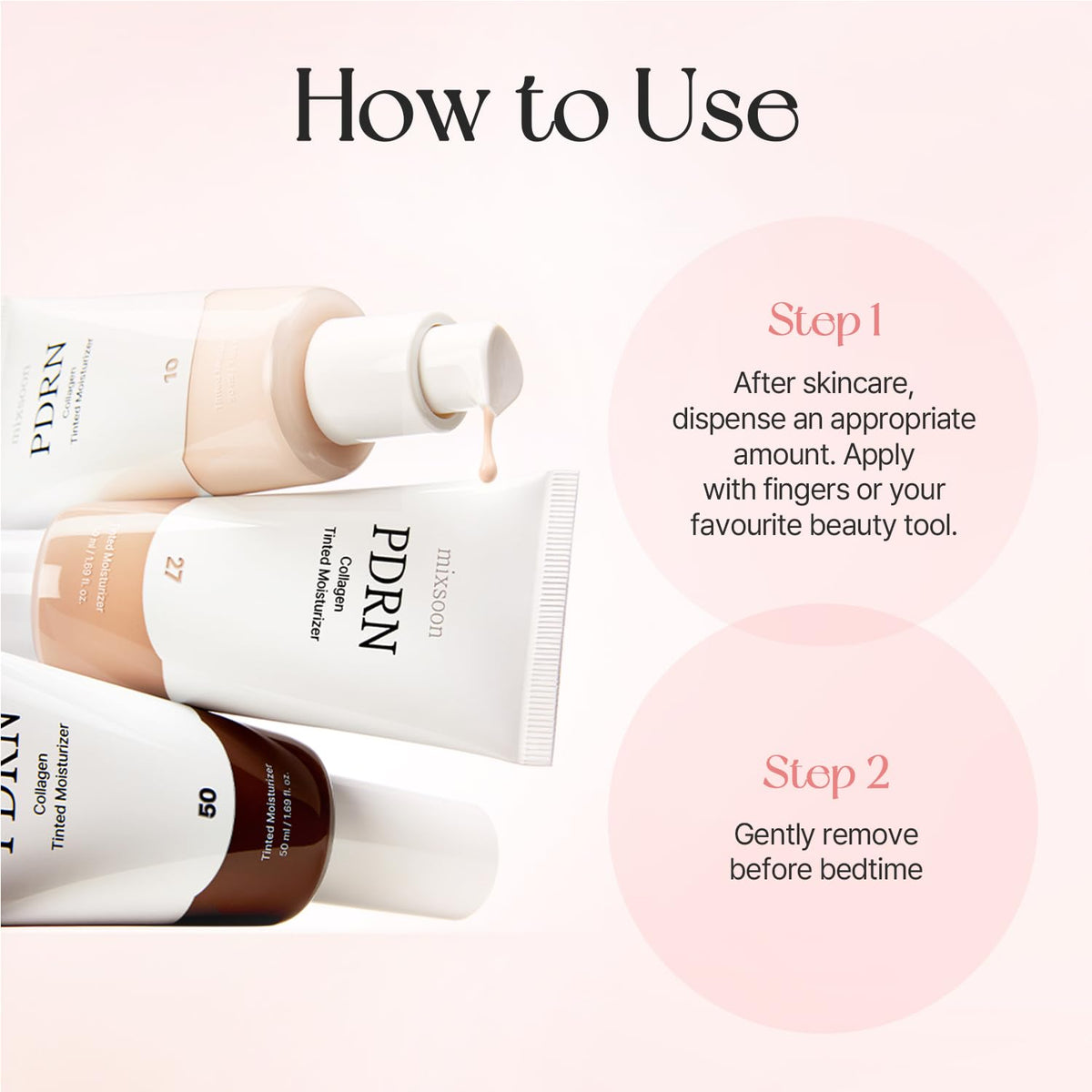 mixsoon 50ml beside hand showing scale and travel-friendly benefit