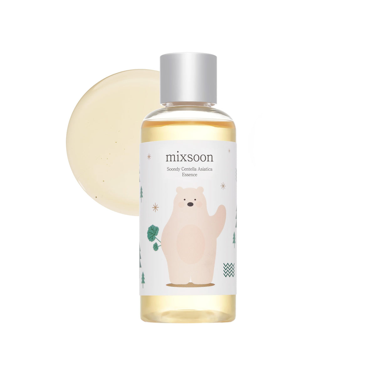 mixsoon Soondy front bottle showing minimalist label and glass packaging for purity