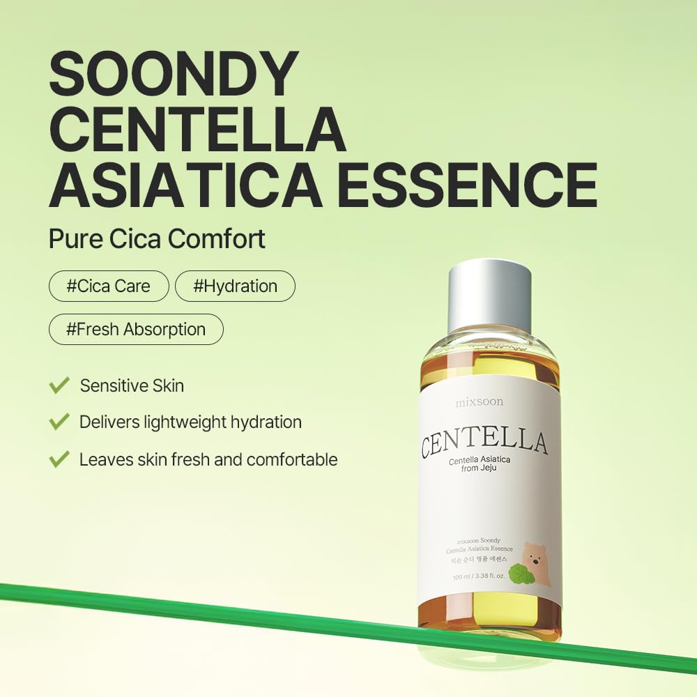 mixsoon Soondy close-up of glass bottle and cap highlighting premium packaging