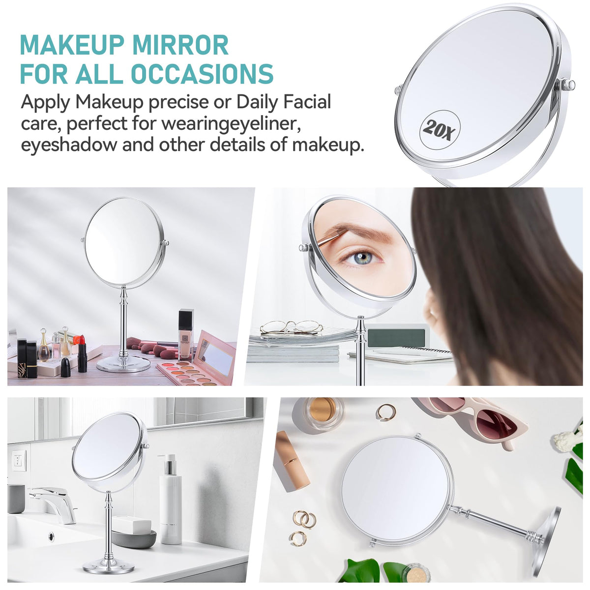 MIYADIVA staged on bathroom vanity showing stylish fit and space-saving benefit