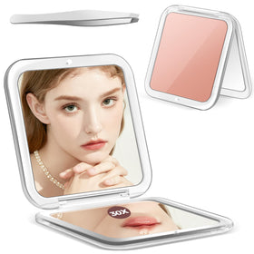 MIYADIVA front-closed compact mirror pocket-sized convenience