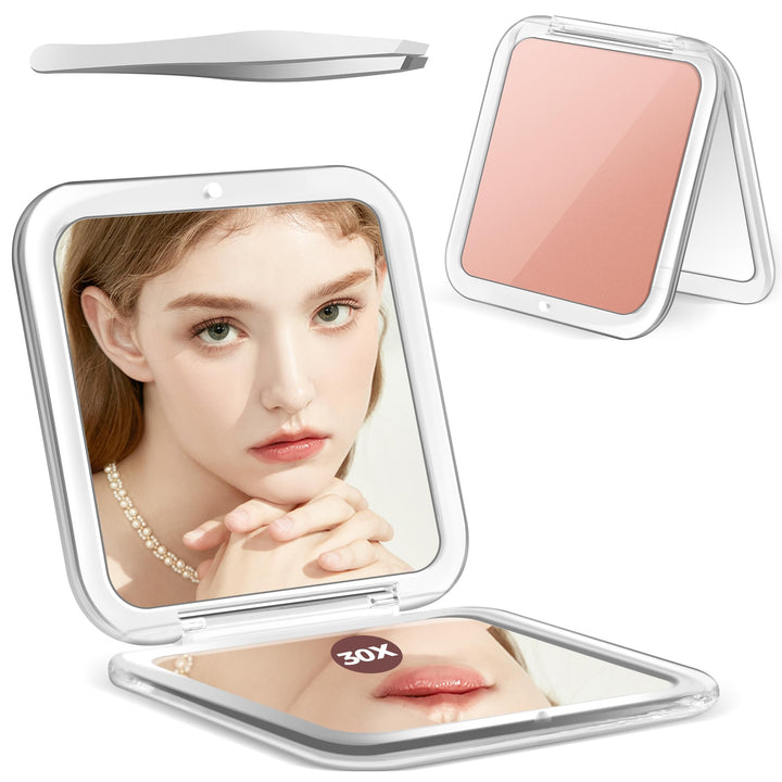 MIYADIVA front-closed compact mirror pocket-sized convenience