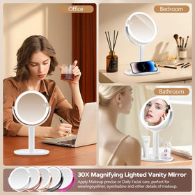 MIYADIVA held in hand to show compact 8.8-inch scale for travel convenience