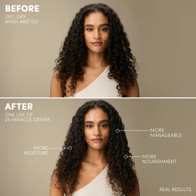 mizani coconut oil ingredient visual highlighting natural nourishment for softer curls