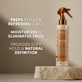 Mizani spray nozzle closeup demonstrating fine mist for even coverage