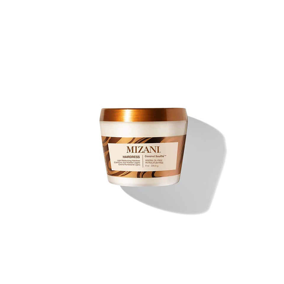 Mizani front jar showing product label and 8-ounce size for easy identification