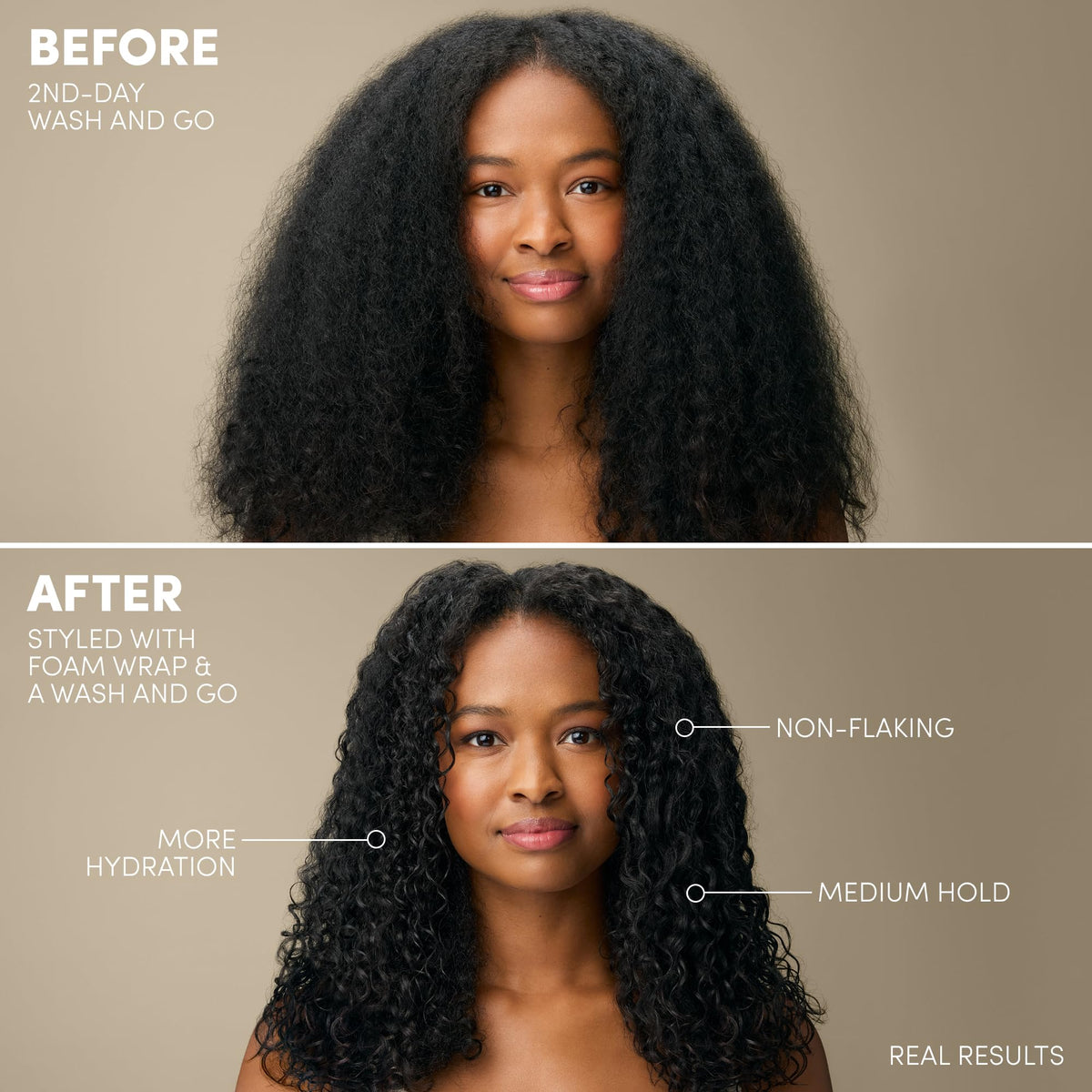 Mizani foam dispensing to show lightweight mousse texture and even application