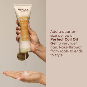 Product label close-up listing olive coconut and marula oils for nourishment