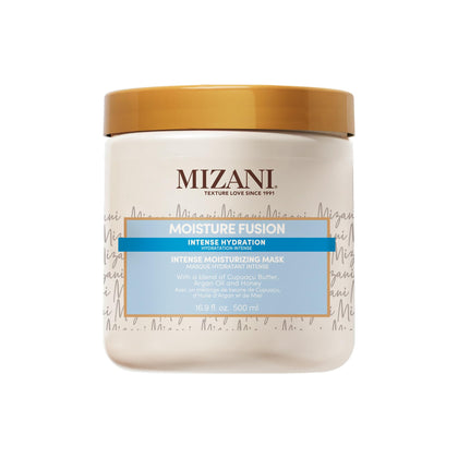 Mizani product front packaging showing jar and label for quick ID and benefit