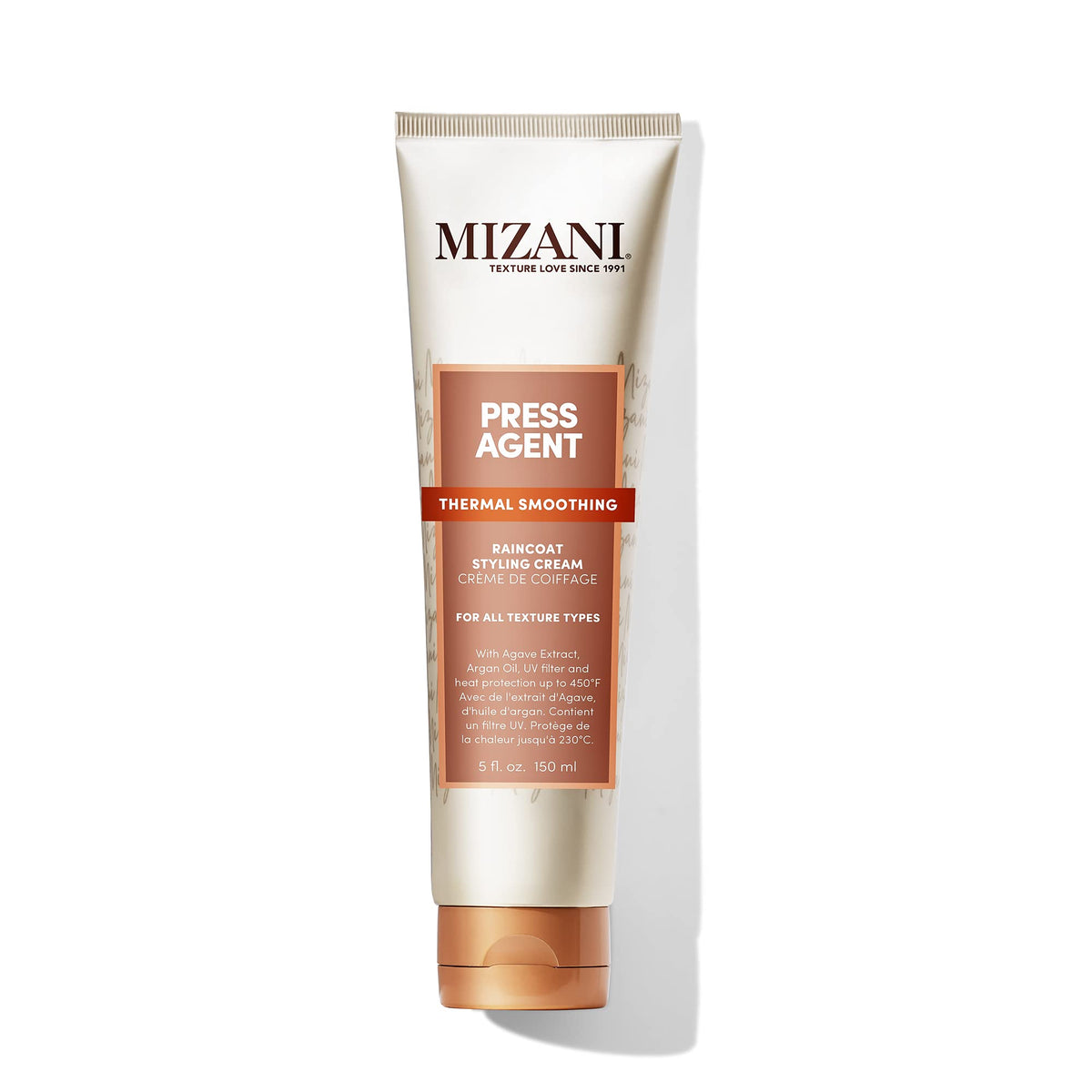 Mizani Press Agent Raincoat front bottle showing product label and packaging benefit