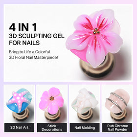 MIZHSE detailed 3D flower sculpt demonstrating fine detail hold