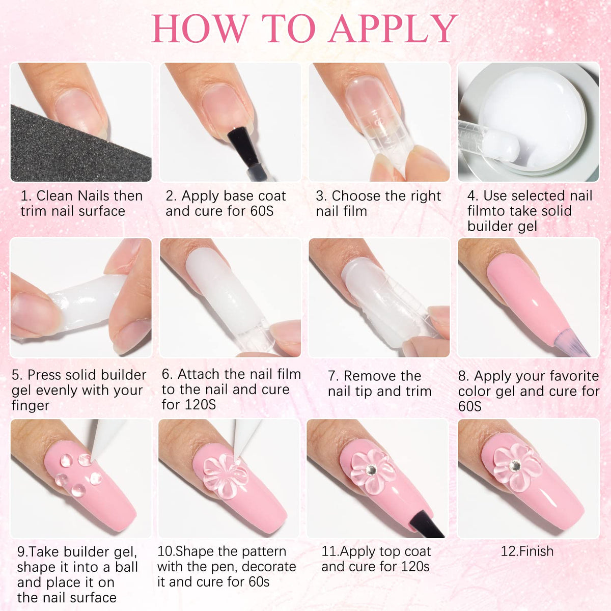 MIZHSE cured sculpted nail closeup highlighting durable smooth finish and detail