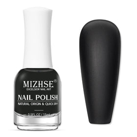 MIZHSE front packaging showing sleek matte black bottle and brand clarity