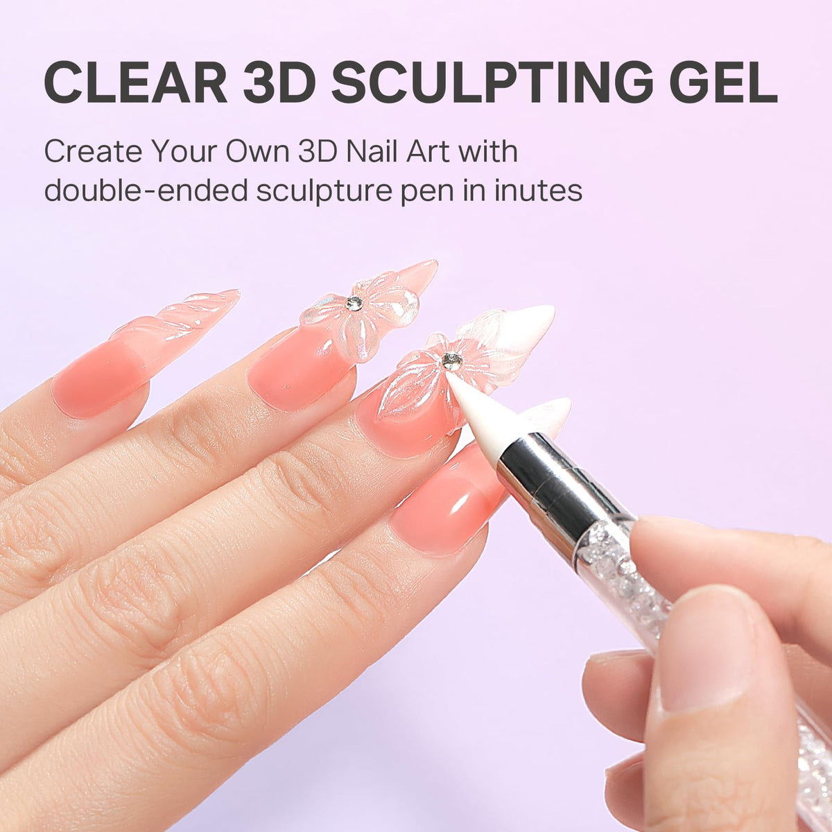 MIZHSE close-up of firm gel texture highlighting easy no-mess molding