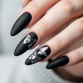 MIZHSE being used for nail art showing creative DIY manicure benefit